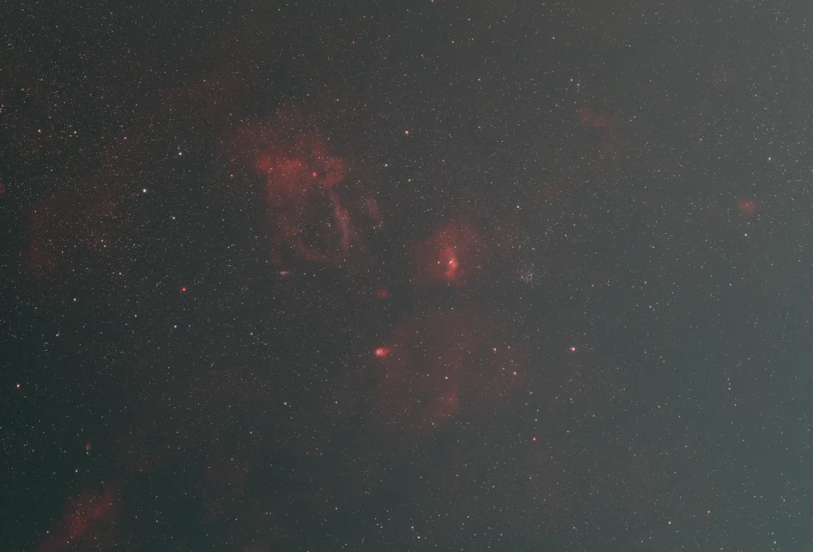 Bubble Nebula Region